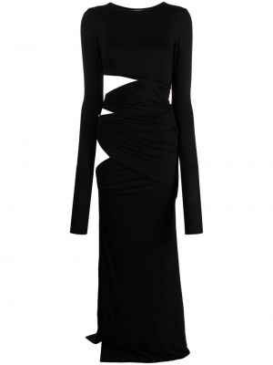 Ασύμμετρη βραδινό φόρεμα Concepto μαύρο