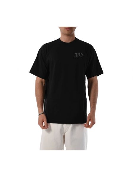 Koszulka bawełniana z nadrukiem Huf czarna
