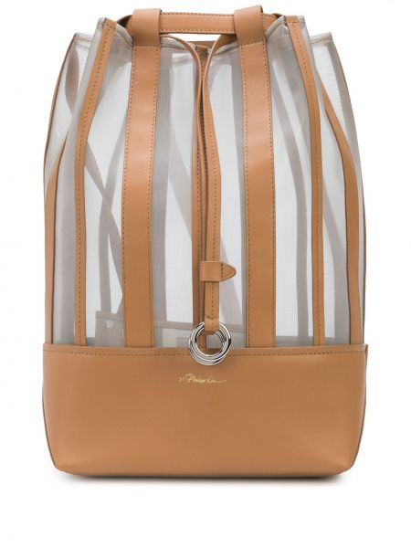 Mesh rucksack mit kordelzug 3.1 Phillip Lim silber