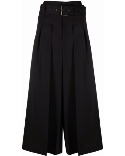 Pantalones de cintura alta bootcut Isabel Marant negro