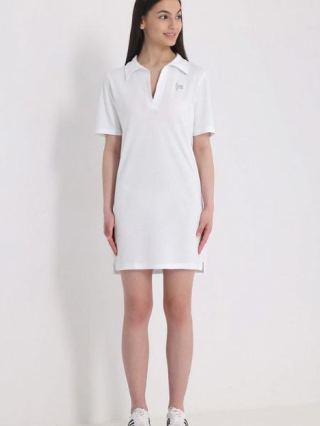 Платье-футболка апрель белое