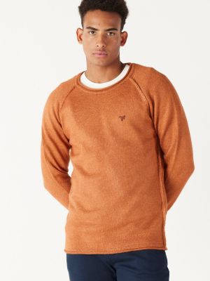 Pomarańczowy sweter z falbankami Ac&co / Altınyıldız Classics