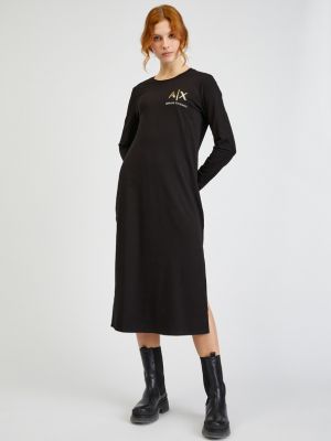 Pamut ruha Armani Exchange - fekete