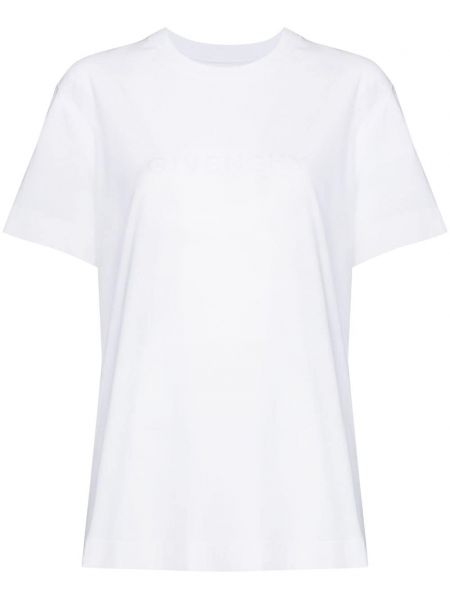 Koszulka z nadrukiem Givenchy biała
