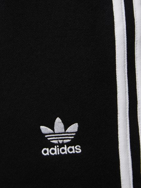 Pruhované kraťasy Adidas Originals černé