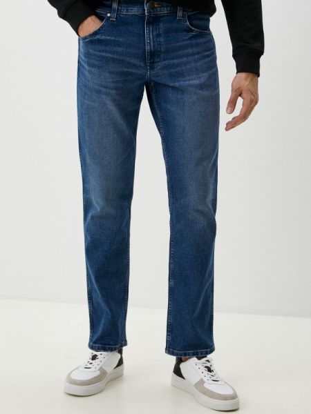 Прямые джинсы Wrangler синие