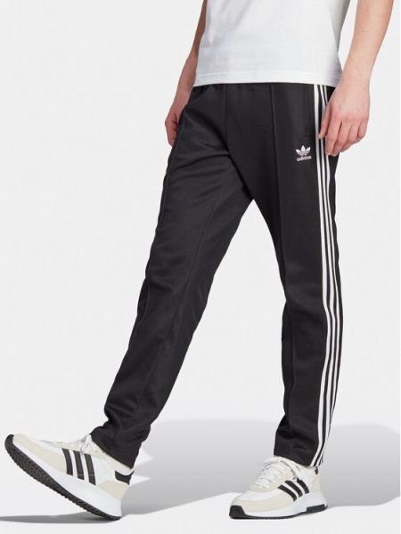 Pantaloni tuta di cotone Adidas Originals nero