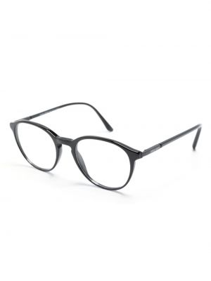 Raštuotos akiniai Giorgio Armani juoda