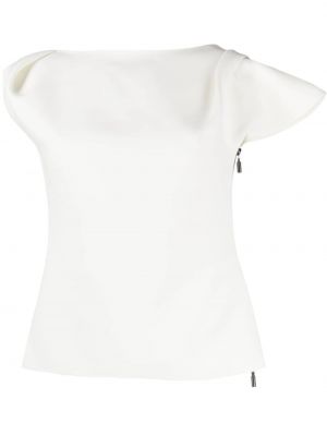 Ασύμμετρη μπλούζα Maticevski λευκό