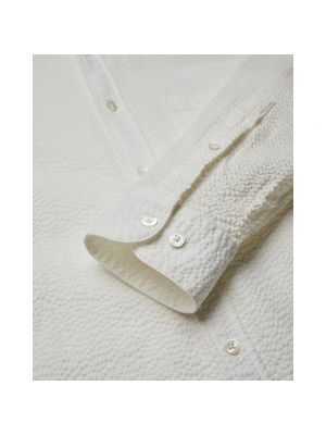 Koszula na guziki flanelowa Portuguese Flannel biała