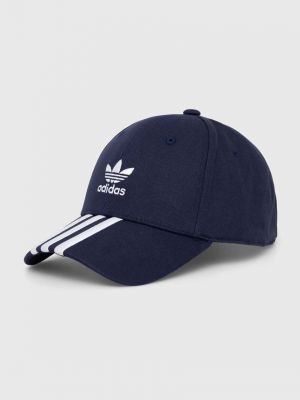 Памучна шапка с козирки с принт Adidas Originals