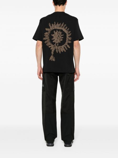T-shirt aus baumwoll mit print Roa schwarz