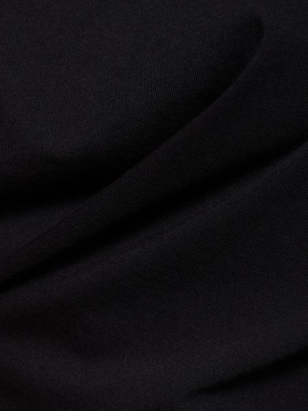 Camiseta de algodón Agolde negro