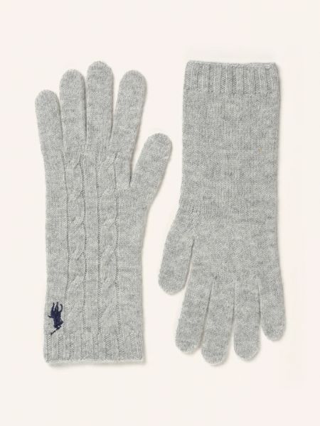 Перчатки Polo Ralph Lauren серые