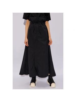 Falda midi de cintura alta Y-3 negro