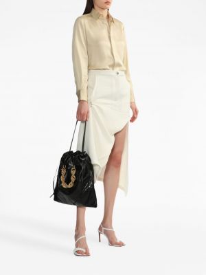 Drapované asymetrické sukně Jw Anderson bílé