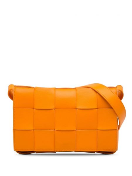 Crossbody táska Bottega Veneta Pre-owned narancsszínű