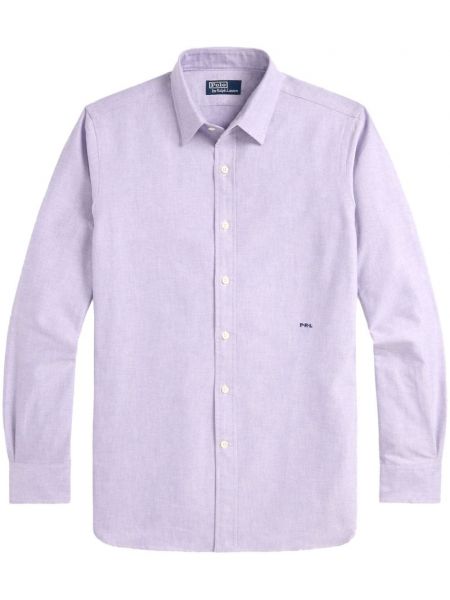 Kokvilnas polo krekls ar izšuvumiem ar pogām Polo Ralph Lauren
