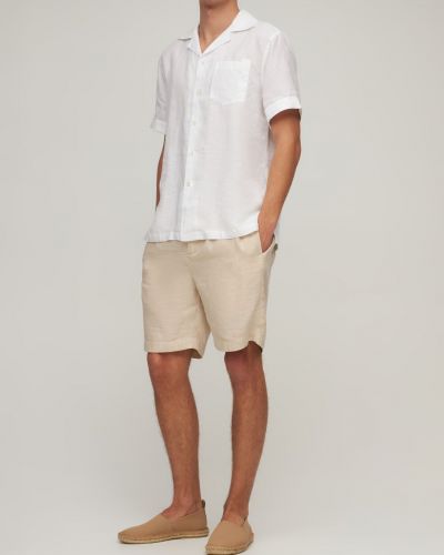 Pantalones cortos de lino de algodón Frescobol Carioca