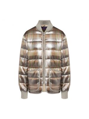 Шелковая куртка из вискозы Ralph Lauren золотая