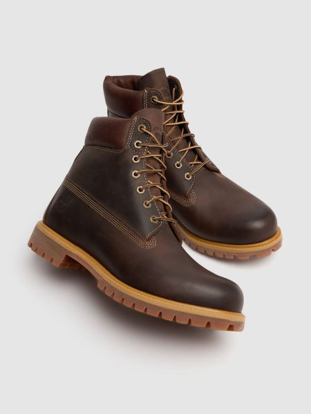 Dantel bağcıklı bot Timberland kahverengi