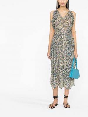 Šaty s potiskem s abstraktním vzorem Isabel Marant Etoile
