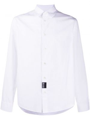 Camisa vaquera con estampado Versace Jeans Couture blanco