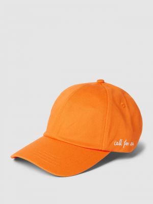 Хлопковая кепка Marc O'polo оранжевая