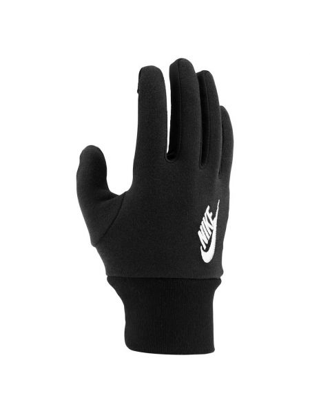 Флисовые перчатки Nike черные