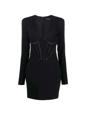 Czarna sukienka mini Versace