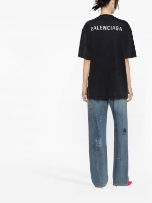 T-shirt avec manches courtes large Balenciaga
