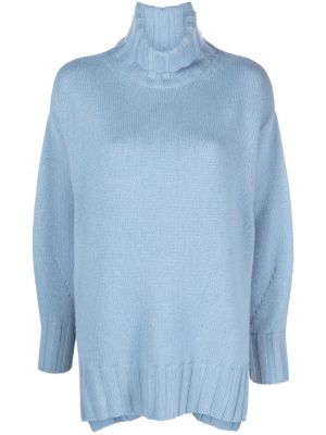 Sweter z kaszmiru Cruciani niebieski