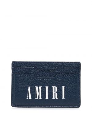 Bőr pénztárca Amiri kék