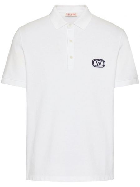 Poloshirt Valentino Garavani hvid