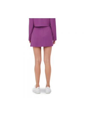 Mini falda con cremallera Only violeta