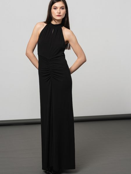 Длинное платье Stefanel черное