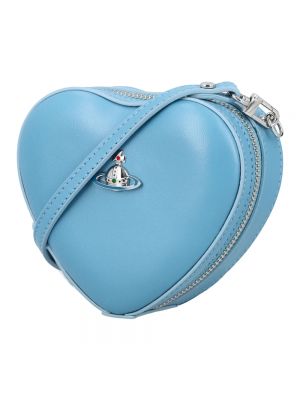 Bolso cruzado con corazón Vivienne Westwood azul