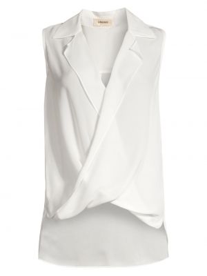 Шелковая блузка с драпировкой L’agence