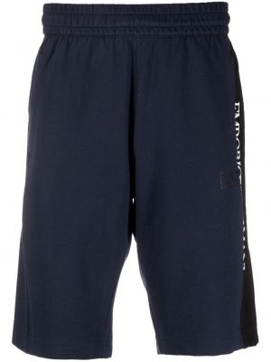 Trykt bermudashorts Ea7 Emporio Armani blå