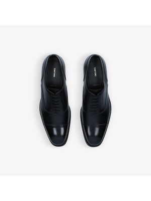 Кожаные туфли на шнуровке Tom Ford черные