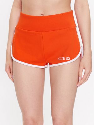 Спортни шорти Guess оранжево