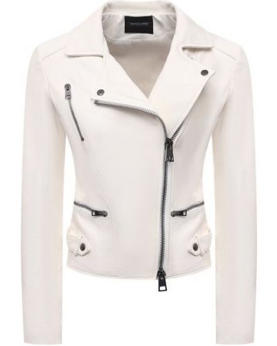 Кожаная куртка Simonetta Ravizza, белая
