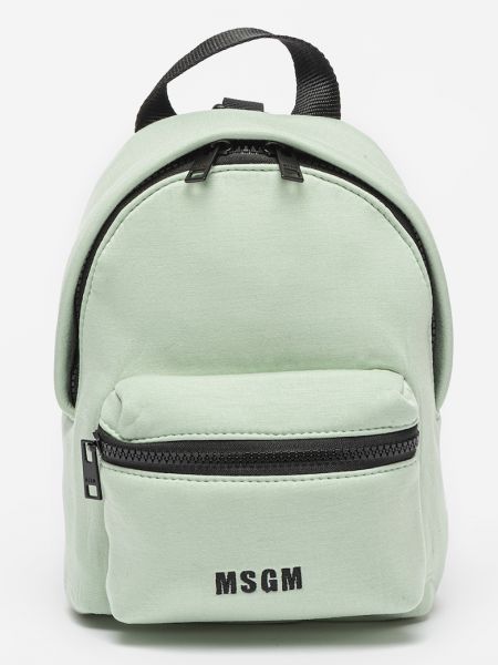 Рюкзак на молнии Msgm зеленый