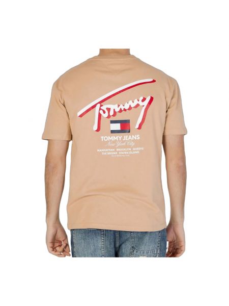 Koszulka Tommy Jeans brązowa