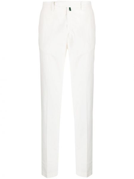 Pantaloni chino Borrelli bianco