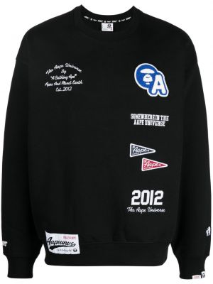 Sweatshirt mit stickerei Aape By *a Bathing Ape® schwarz
