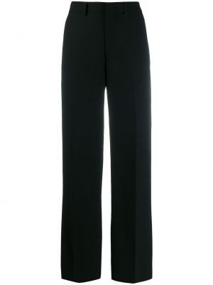 Pantalones rectos bootcut Ami Paris negro