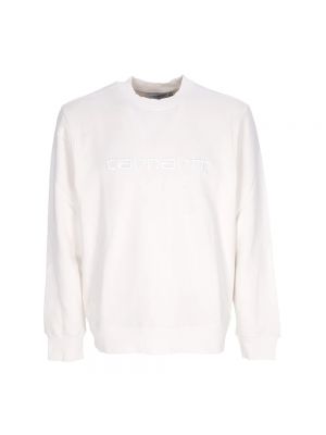 Sweter z okrągłym dekoltem Carhartt Wip biały