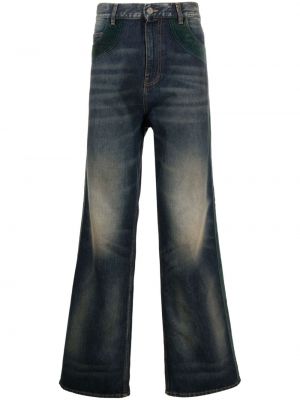 Aksamitne jeansy dzwony Bluemarble