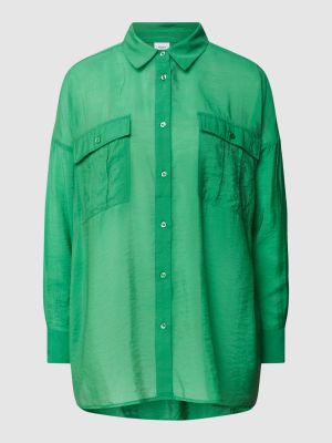Bluzka koszulowa Nümph zielona